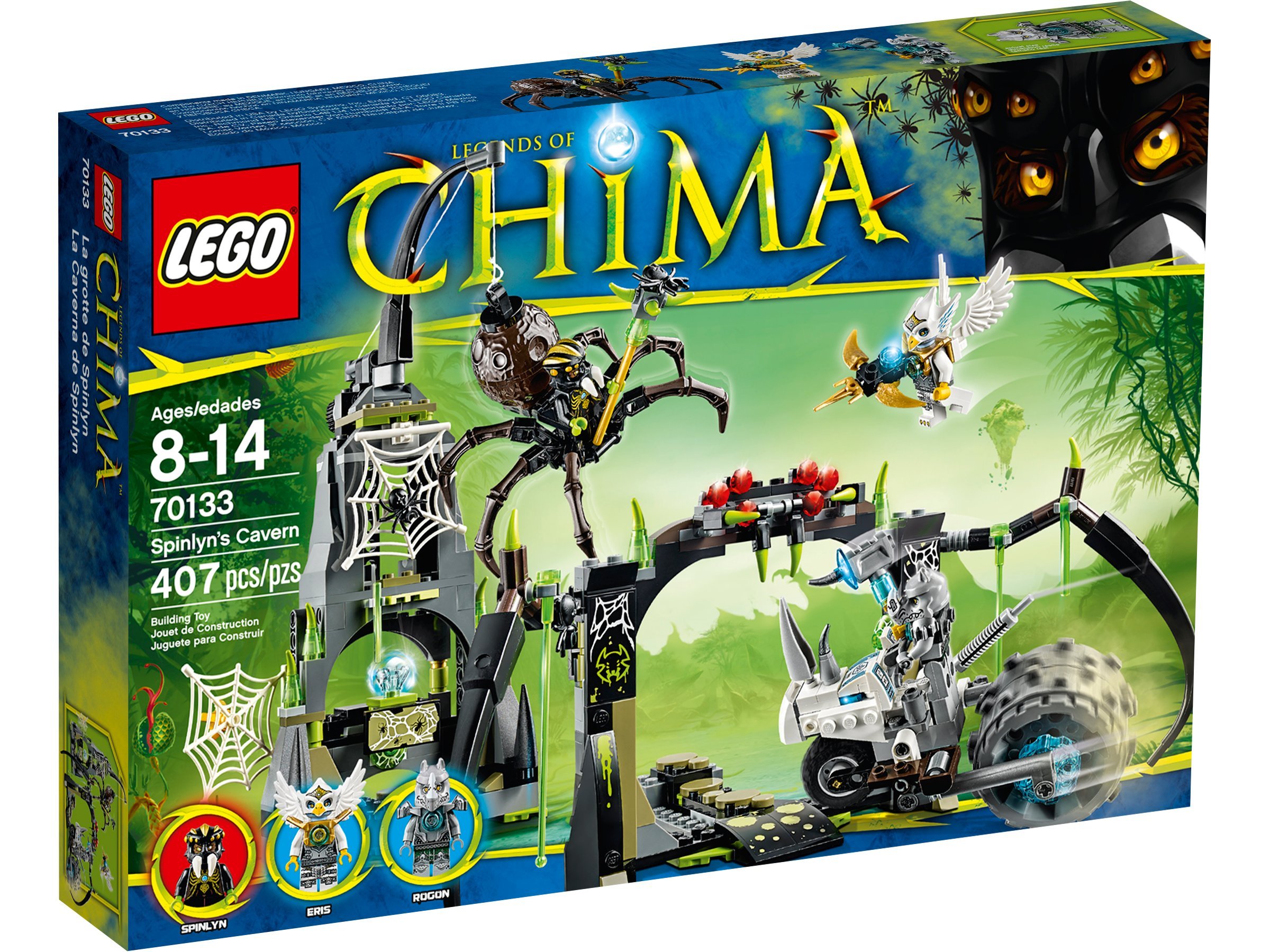 LEGO Legends of Chima 70133 Spinlyn's Cave : Amazon.co.uk: Toys